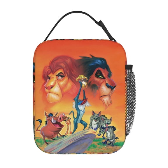 Lion Kin Lunch Box - Insulated Lunch Bag For Cute Lunch Box Suitable For Adult Work Office