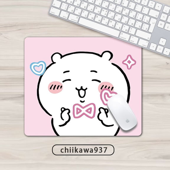 Anime Cartoon Mouse Pad Chiikawa Lovely Good Looks Office Anti-slip Hachiware Usagi