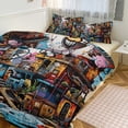 thumbnail image 1 of Anime Castle Bedding Sets Twin Duvet Cover 3 Piece Cute Bed Set for Boys Girls Kid, 1 of 6