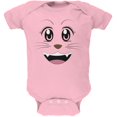 thumbnail image 1 of Anime Cat Face Neko Light Pink Soft Baby One Piece - 3 month, 1 of 1