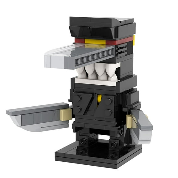 Anime Chainsaw Figures Man Mini Building Set, Creative Cute Building Blocks Kit, Popular Anime Character Models Toys for Anime Fan Gifts (114 Pcs)