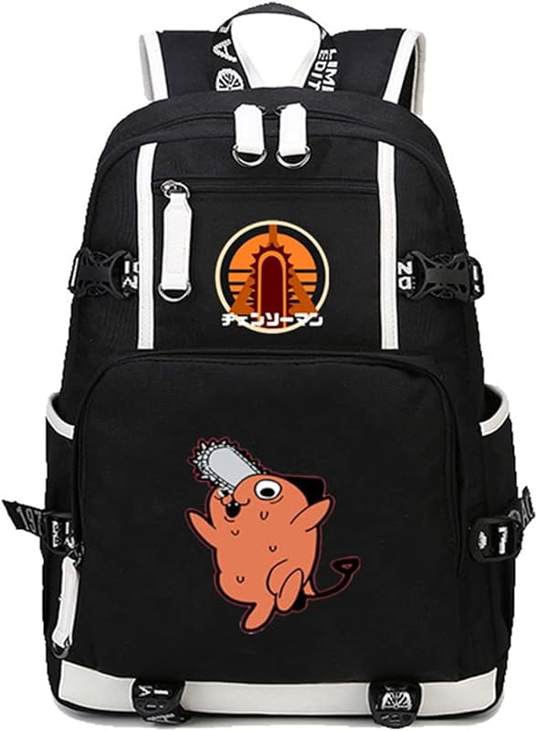 Anime Chainsaw Man Backpack Daypack Student Bag Bookbag School Bag ...