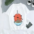 thumbnail image 1 of Anime Chainsaw Man Tshirt Graphic Y2k T-shirts New Pochita Makima Unisex Shirt Funny Cartoon Short Sleeves T Shir, 1 of 2