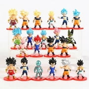 Anime Character Action Figure Set   21 Piece Collection, Mini Figures with Display Stands, Detailed Design for Play or Display