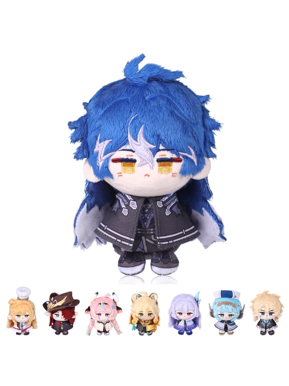 Anime Character Flins Bag Charm, Cute 4-Inch Collectible Keychain Pendant, Compact Size for Backpacks and Keys for Fans