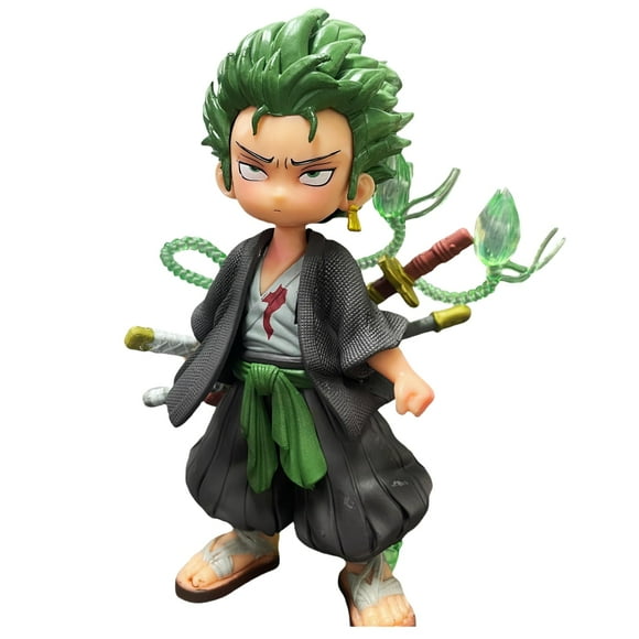 Anime Character Q Version Roronoa Zoro Figure Doll PVC Model Collection Desktop Decoration Statues Anime Gift Best Gift Toys
