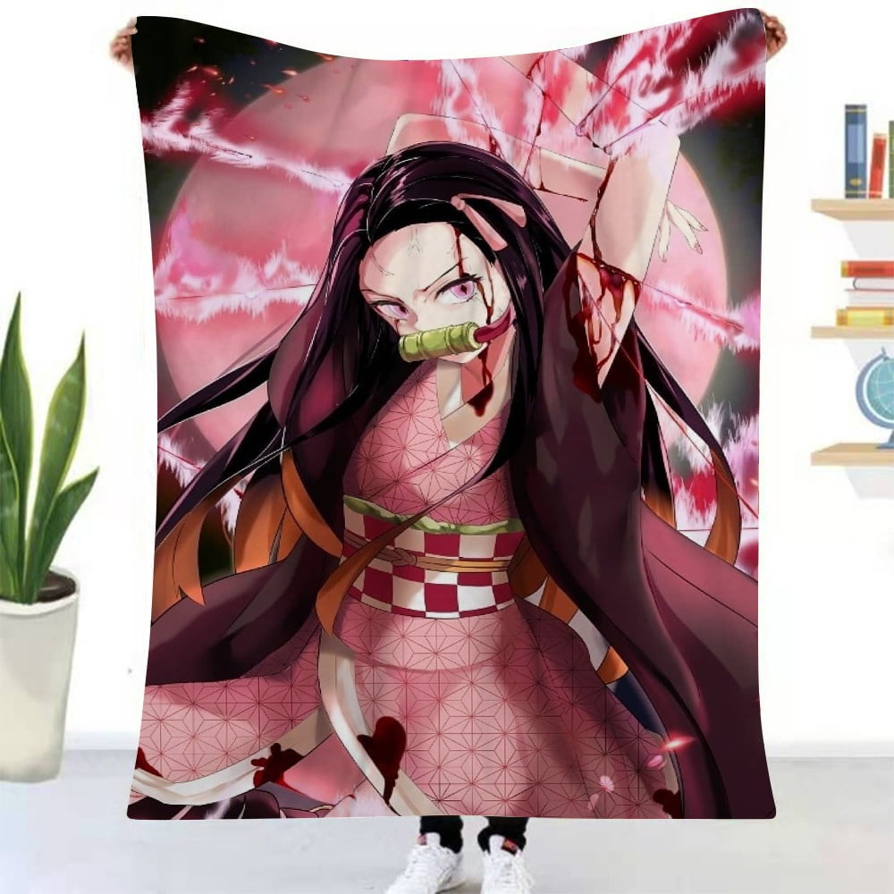 Mxdfafa Household Soft Cartoon Japanese Anime Re - Zero Kara Hajimeru  Isekai Seikatsu Rem Ram Cozy Soft Printed Plush Flannel Fleece Throw  Blanket for