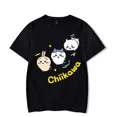 thumbnail image 1 of Anime Chiikawa T-Shirt Merch Summer Women Men O-neck Short Sleeve Printed Fashion Tops Tee, 1 of 2