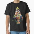 thumbnail image 1 of Anime Christmas Tree Epic Holiday Power Manga Japan Cool Art Unisex T-Shirt, for men & women, up to size 5XL, 1 of 2