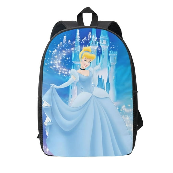 Anime Cinderella Cartoon Backpack Unisex Bookbag Rucksack Printing Shoulder Bag Back To School Bag Travel Hiking Daypack