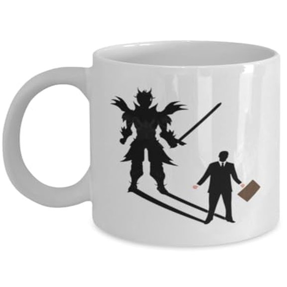 Gamer 11 oz Coffee Mug - Game Avatar White Ceramic Gift