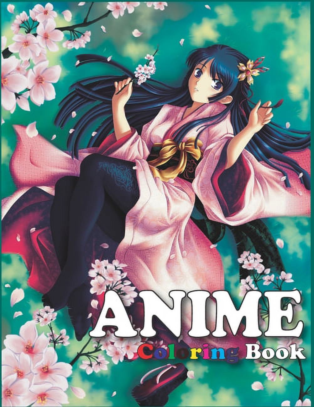Anime Coloring Book : Asian Themed Unique Pages to Color with Things  Related to Japanese Cartoons - Cool & Fun Gifts Ideas for Adults Men/Women  or