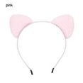 thumbnail image 1 of Anime Cosplay Cartoon Plush Face Wash Cute Cat Ears Headband Hair Band Hair Accessories Hair Hoop PINK, 1 of 1