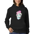 thumbnail image 1 of Anime Couple Sweet Kiss Hoodie Women -Image by Shutterstock, Female 5X-Large, 1 of 4