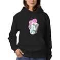 thumbnail image 1 of Anime Couple Sweet Kiss Hoodie Women -Image by Shutterstock, Female XX-Large, 1 of 4