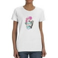 thumbnail image 1 of Anime Couple Sweet Kiss T-Shirt Women -Image by Shutterstock, Female Small, 1 of 4