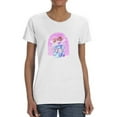 thumbnail image 1 of Anime Couple W Scarf T-Shirt Women -Image by Shutterstock, Female XX-Large, 1 of 4