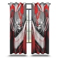 thumbnail image 1 of Anime Curtains for Bedroom Drapes DAN DA DAN Takakura Ken Print Design Window Treatments Curtain Panel Set, 2-Panels, 55" W x 63" L, 1 of 8