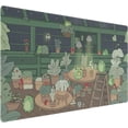 thumbnail image 1 of Anime Cute Frog Desk Mat,Large Desk Pad Mat,XXL Desk Decor Mouse Pad,Large Mouse Pad for Desk Rubber Base Mousepad with Stitched Edges,Women Keyboard Mat Computer Desk Pad for Work,Office,Home, 1 of 6