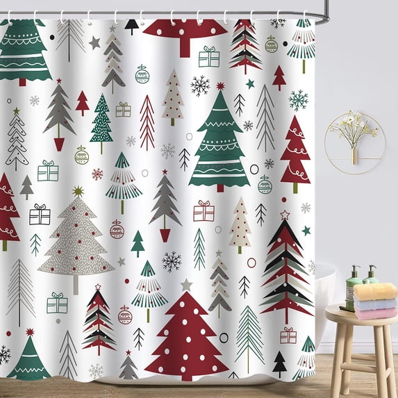 Anime Cute Shower Curtain Funny Raining Anime Shower Curtain Colorful Kids Bathroom Shower Curtain Waterproof with 12 PCS Hooks 60x72 Inch