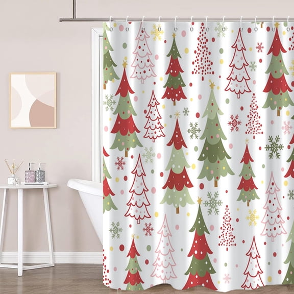 Anime Cute Shower Curtain Funny Raining Anime Shower Curtain Colorful Kids Bathroom Shower Curtain Waterproof with 12 PCS Hooks 60x72 Inch