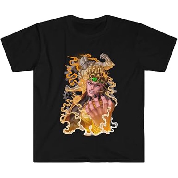 Anime DIO Brando JoJo's Bizarre Adventure T-shirt Sizes S-5XL