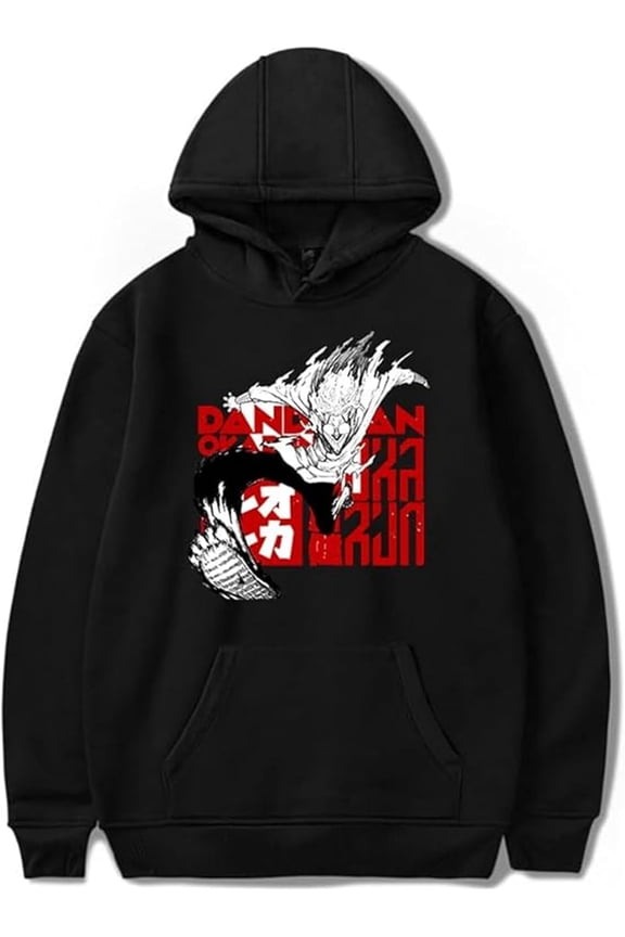 Anime DanDaDan Unisex Fleece Hoodie - Casual Pullover Sweatshirt Jacket