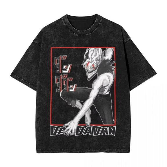 Anime Dandadan Shirt Momo Ayase Graphics Men Cotton Short Sleeve Unisex Vintage Okarun T-shirts
