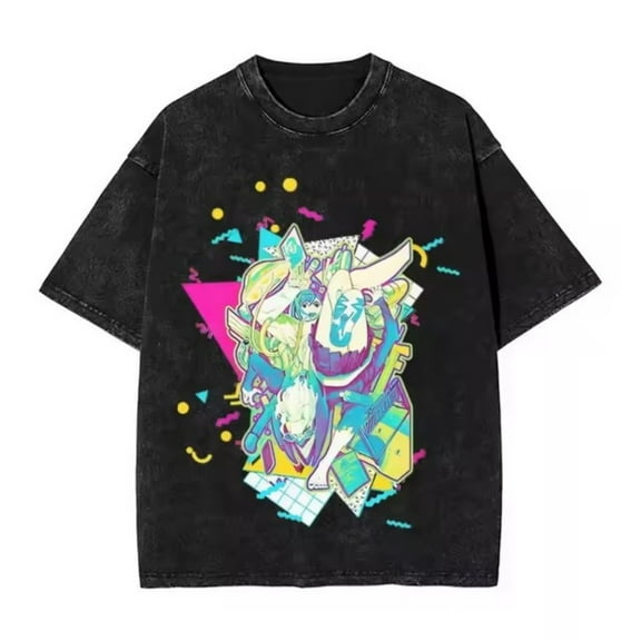 Anime Dandadan Shirt Momo Ayase Graphics Men Cotton Short Sleeve Unisex Vintage Okarun T-shirts