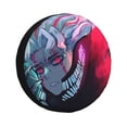 thumbnail image 1 of Anime Dandadan Spare Tire Cover Waterproof Dust-Proof Universal Wheel Tire Cover Protector Accessories 14" 15" 16" 17", 1 of 7