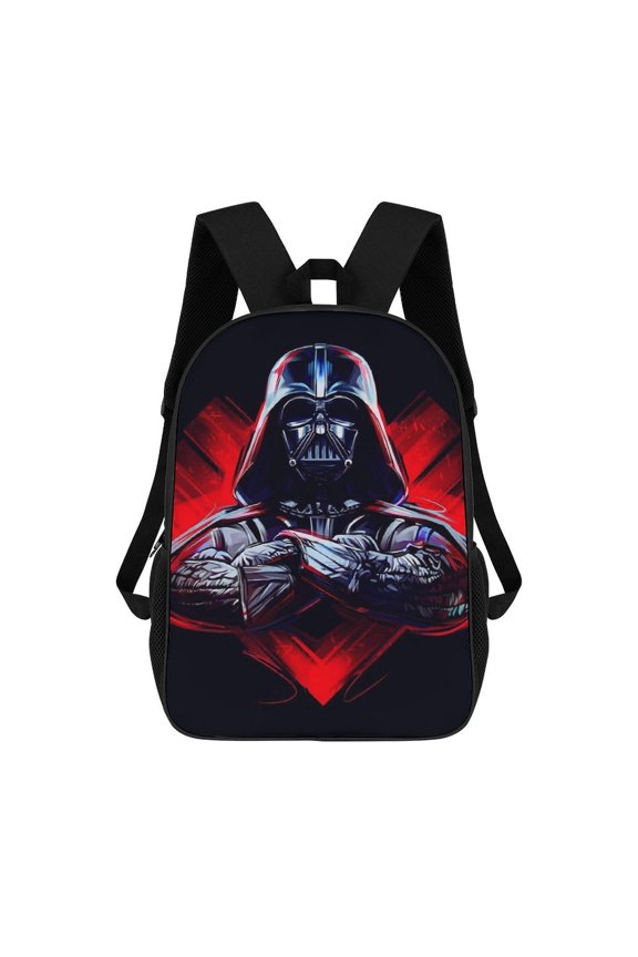 Anime Darth Handsome Vader Backpack for Women, Men, Unisex 17 Inch Schoolbag Backpack Rucksack Large Capacity Shoulder Bag Travel Bags Students Bookbag