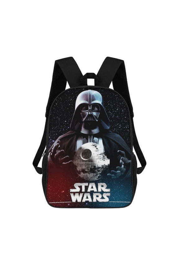 Anime Darth Handsome Vader Backpack for Women, Men, Unisex 17 Inch Schoolbag Backpack Rucksack Large Capacity Shoulder Bag Travel Bags Students Bookbag