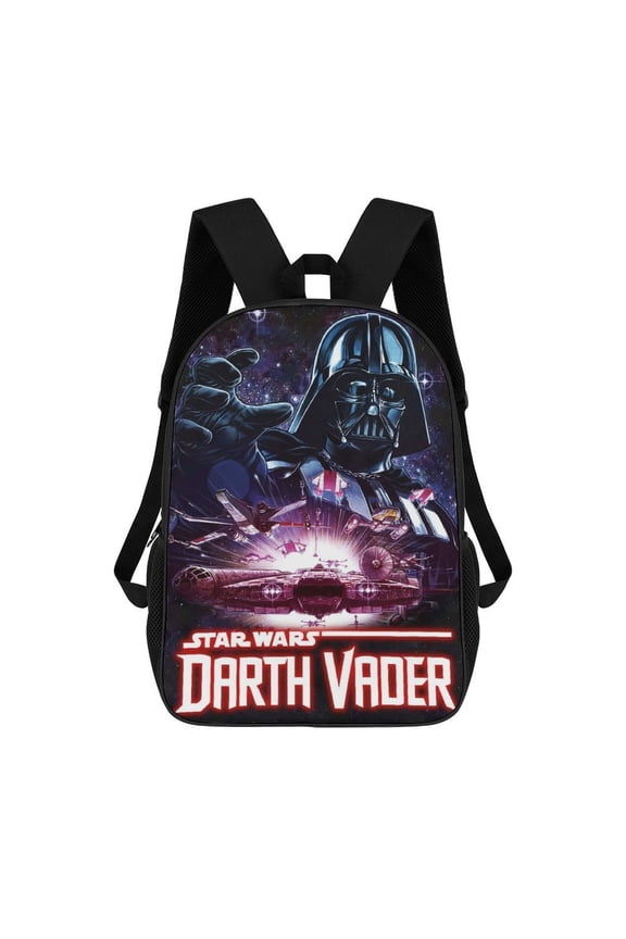 Anime Darth Handsome Vader Backpack for Women, Men, Unisex 17 Inch Schoolbag Backpack Rucksack Large Capacity Shoulder Bag Travel Bags Students Bookbag