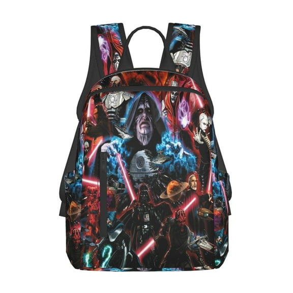 Anime Darth Vader Backpacks Large Capacity Travel Backpack Book Bag Laptop Bag Lightweight School Daypack