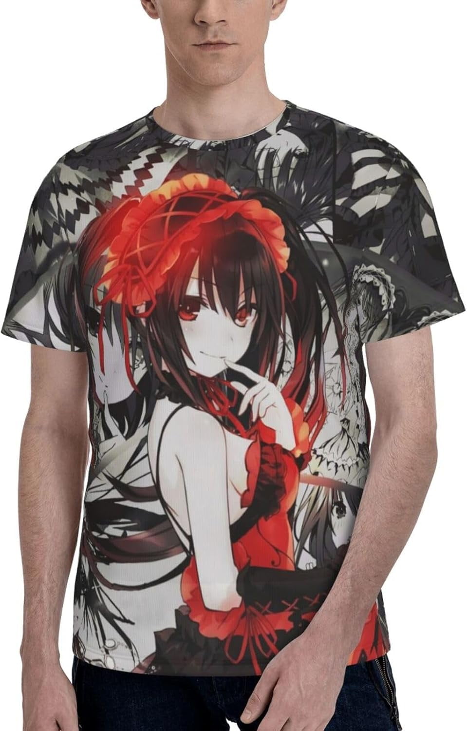 Konosuba Megumin T-Shirt Waifu Kawaii Anime Japanese Unisex Black Short