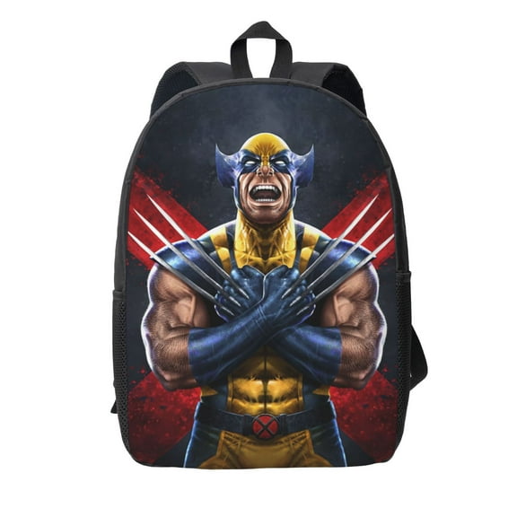 Anime Deadpool_Movie Characters_Wolverine Backpack Unisex Bookbag Rucksack Printing Shoulder Bag Back To School Bag Travel Hiking Daypack