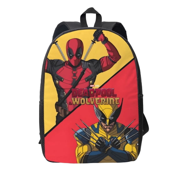 Anime Deadpool_Movie Characters_Wolverine Backpack Unisex Bookbag Rucksack Printing Shoulder Bag Back To School Bag Travel Hiking Daypack