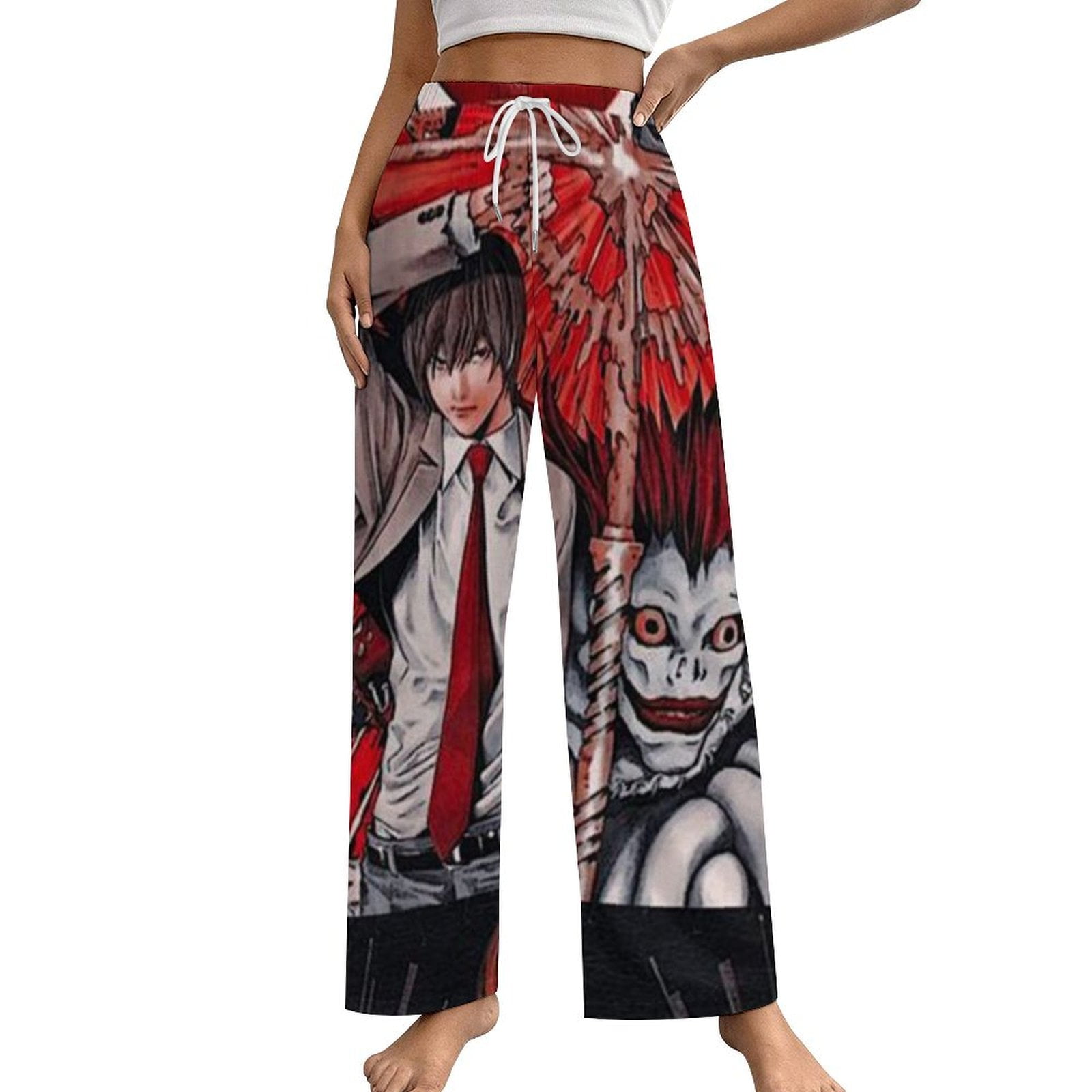Anime Death Note Home Pajama Pants For Womens Comfortable Soft Lounge ...