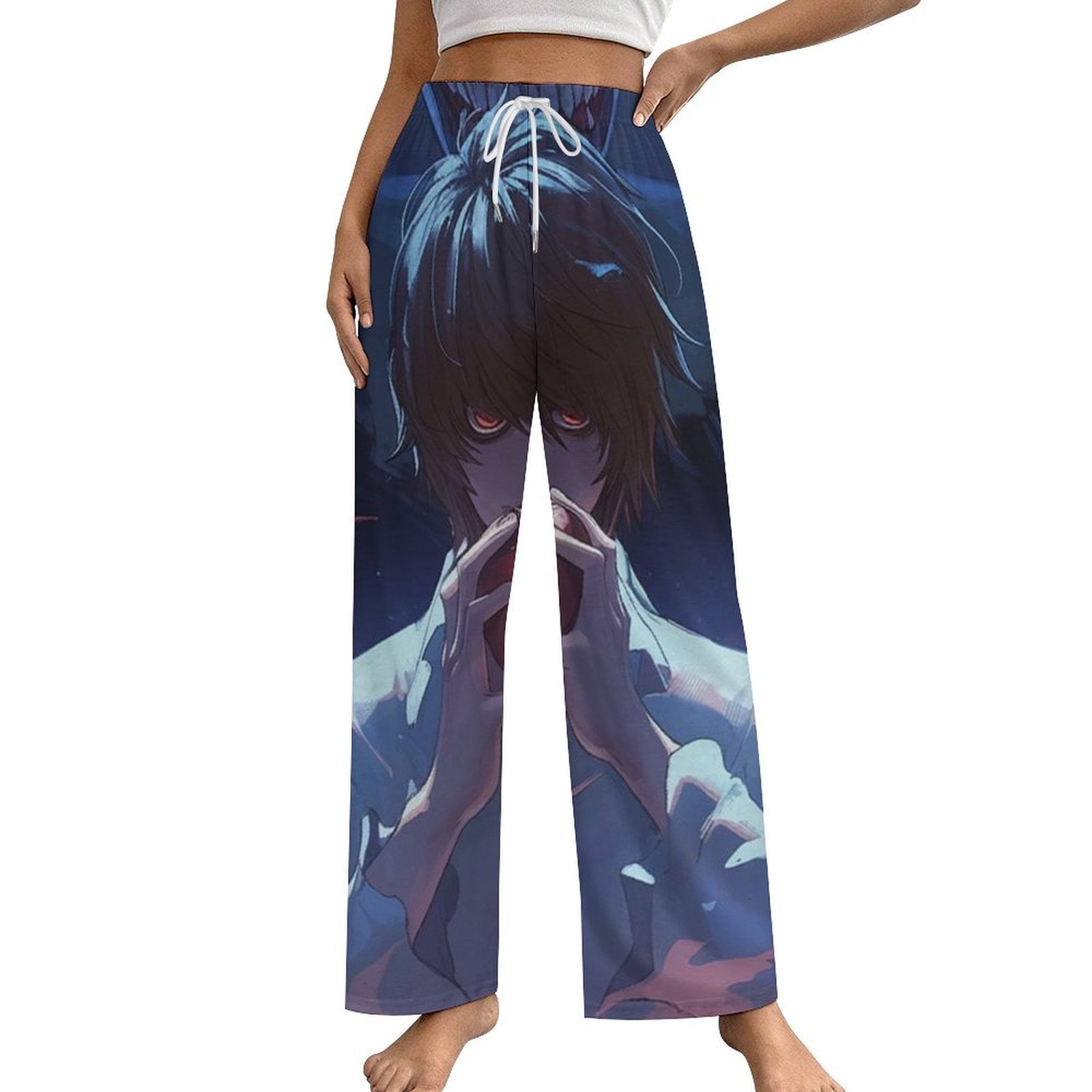 Anime Death Note Home Pajama Pants For Womens Comfortable Soft Lounge ...