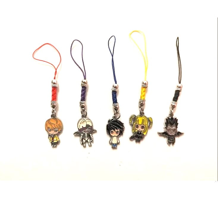 ANIME WORLD Anime Death Note characters metal charm 5 pcs