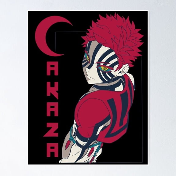 Anime Demon Core Upper Moon Twelve Graphic Wall Art Gamer Decor, Unframed Poster
