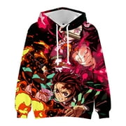 Anime Demon Slayer 3D Hoodie Coat children Sweatshirts 3D Hoodies Pullovers Outerwear Hoodie Boys Girls Tracksuits Streetwear Hoodies