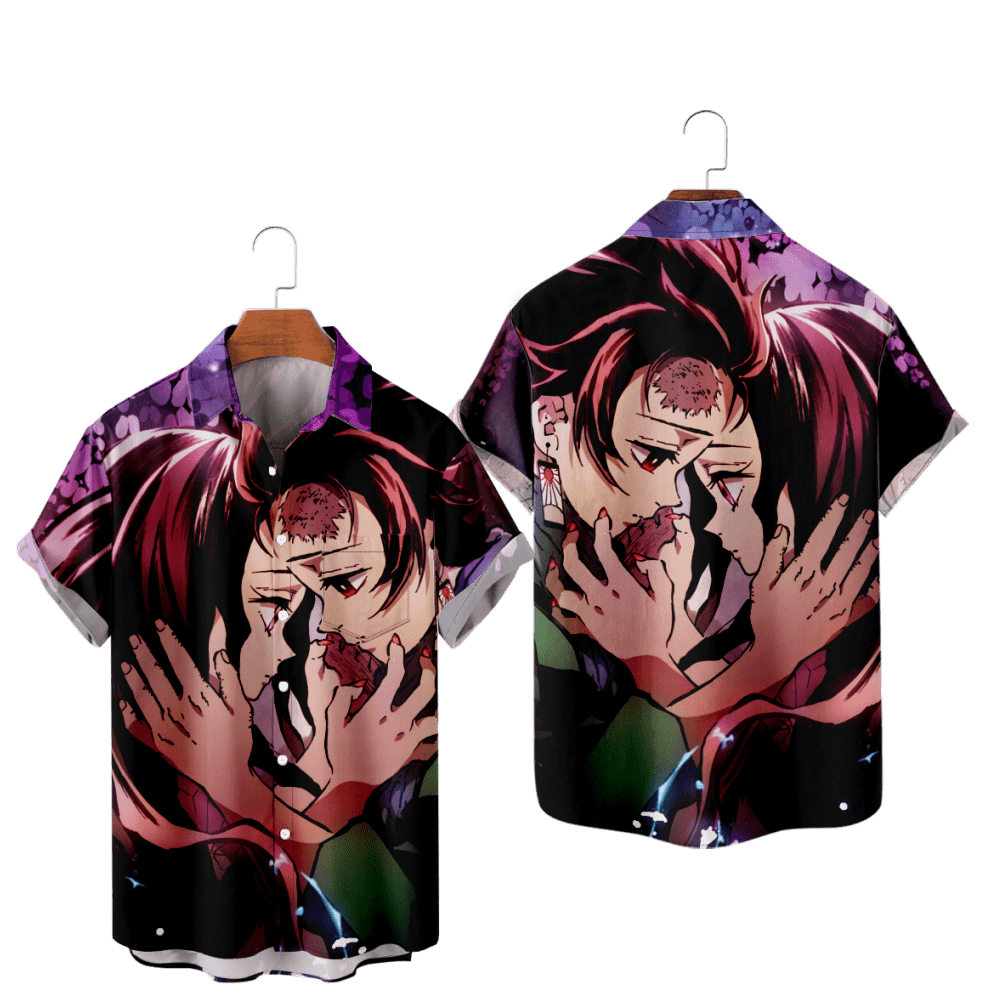 One Piece Hawaiian Shirt, One Piece Summer Button Shirt, Anime Hawaii Shirt  - Podhalastore