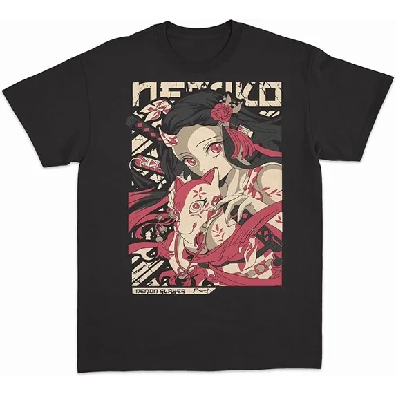 Anime Demon Slayer Nezuko Mask NY T-Shirt