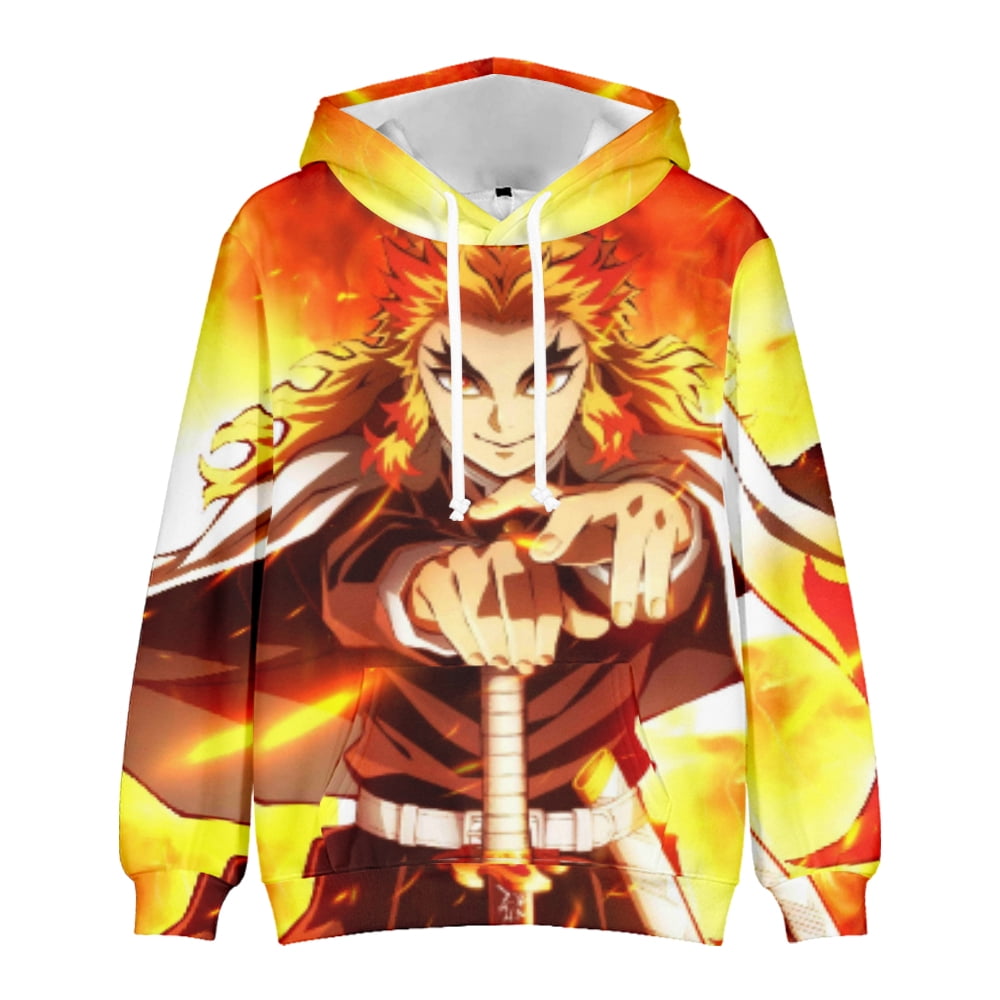 Anime Demon Slayer Oversized Hoodies Women's Men's Clothing Aesthetic Anime  Demon Slayer Hoodie Jacket Kids Sweatshirt Pocket Pullover Winter Tops  Sweater - Walmart.com