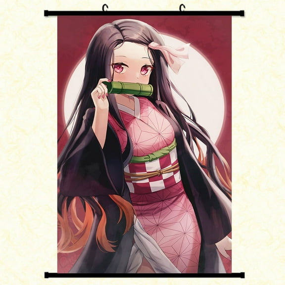 Anime Demon Slayer Poster HD Print Canvas Painting Wall Art For Living Room Bedroom Office Decor 11.8x17.7inch, Unframed