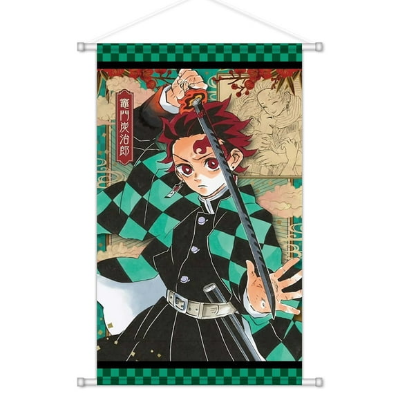 Anime Demon Slayer Poster HD Print Canvas Painting Wall Art for Living Room, Bedroom, Office Decor 12x16.5 inches, Unframed