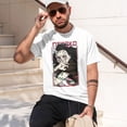 thumbnail image 1 of Anime Demon Slayer Shirt Mens Shirts Print T-Shirts Cosplay Shirts Fashion Casual Shirt White -X-Large, 1 of 2