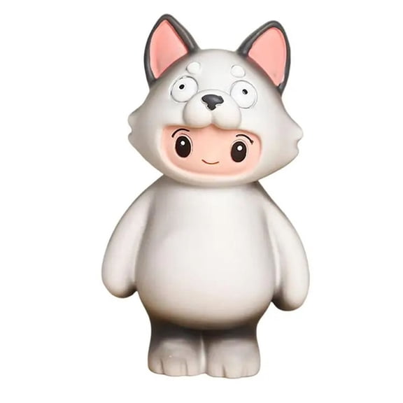 Anime Desk Ornaments Anime Animal Dolls Crafts Resin Crafts Cartoon Simulated Tabletop Figurine for Collectible