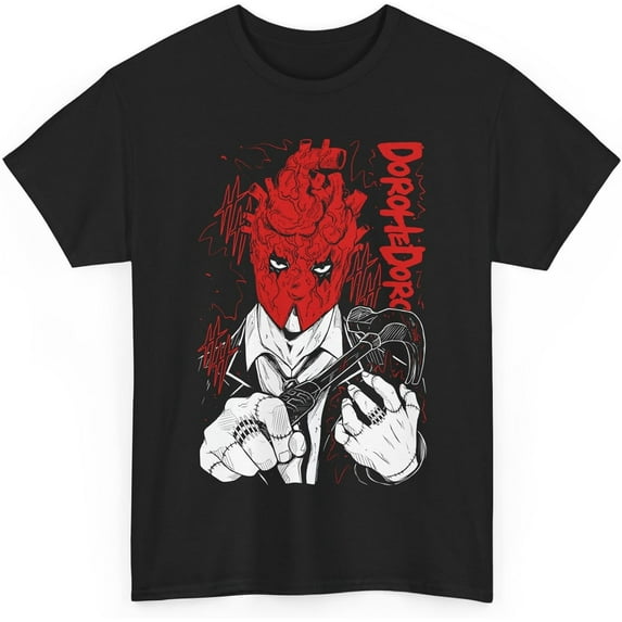 Anime Dorohedoro Shin Kaiman Q Hayashida T Shirt Merch Casual Short Sleeved T Shirt Unisex Tee